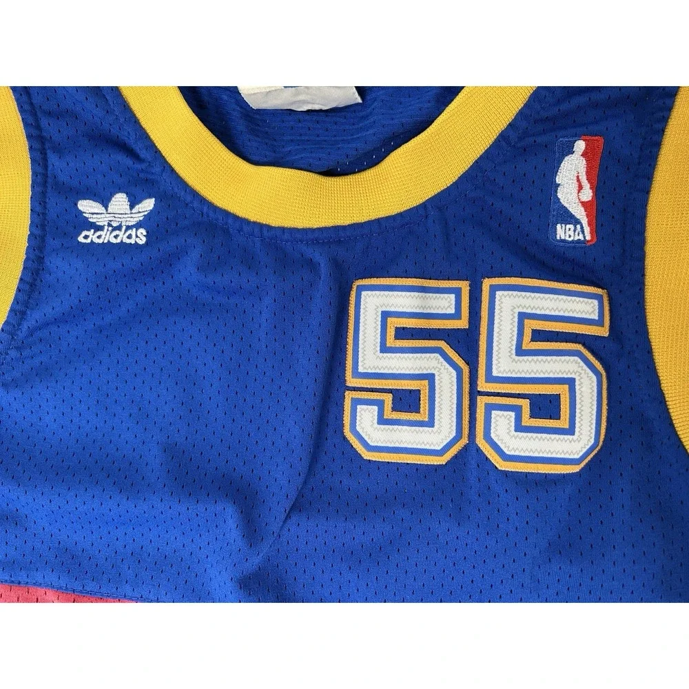 Vintage Adidas Hardwood Classics NBA Denver Nuggets Mutombo #55 Jersey M